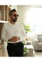 Elegance Long Sleeve Men's Polo Neck Knitwear Sweater - 2
