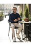 Elegance Long Sleeve Men's Polo Neck Knitwear Sweater - 4