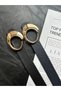 2-Pack Maze Women's Gold Buckle Belt Waist Belt Coat Belt Dress Belt Trouser Belt