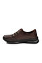 Brown Genuine Leather Velcro Women's Casual Shoes 058-Ç Z - 4