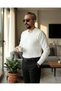 Elegance Long Sleeve Men's Polo Neck Knitwear Sweater - 3