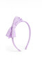 Girl's 2-Piece Grosgrain Bow Crown Set - 3