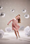 Pink Girl's Buttoned Dress White Peter Pan collar Detailed – 1-7 Years - 5