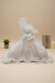 Pleated Tulle Bag – Silver Embroidered, Ornamental Bag for Bride and Groom's Dowry - 4