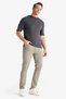B2089Axkh465 Khaki Slim Fit Slim Fit Skinny Leg Pocket Trousers