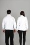 Love Printed Half Zipper Sweatshirt Dear Couple Combination White Set of 2 - 4