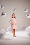 Pink Girl's Buttoned Dress White Peter Pan collar Detailed – 1-7 Years - 4