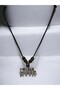 Handmade Gokturk Necklace – Adjustable Cotton Cord & Wooden Beads - 7