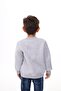 Gray Boy's Relax Fit Crew Neck Printed Sweatshirt - 2Yarn - 4