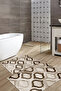 Digital Printed Washable and Non-Slip Base Mug Model Patterned Bath Mat Toilet Set - 4
