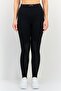 Women Tight Fit Running Tights, Black