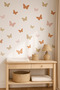 Soft Colorful Bohemian Butterflies Wall Sticker - Children's Room Door Window Decoration Sticker