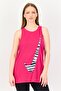 Women Standard Fit Sleeveless Training Tank Top, Dark Pink
