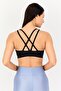 Women Non Padded Training Sports Bra, Black - 4