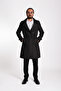 Karan Men's Regular Fit Double-Breasted Long Trench Coat with Closure Belt and Epaulettes - 4