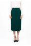Classic Midi (80cm) Length Back Zipper Slit Pencil Skirt - 2