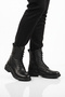 Black Genuine Leather Lace-Up Non-Slip Fleece-Lined Women's Boots 20912-1 Z