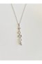 Steel Necklace Silver Colored Long Variety Mixed Figure Necklace - 2