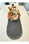 Jute, Runner, Placemat, Plate, Table Cloth, Coffee Table Cloth, Tricot Ranır, Lux Presentation - 4