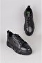 Seç 22183 Genuine Leather Casual Men's Shoes Black - 6
