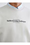Crew Neck Printed Men's Thick Sweatshirt - 3