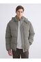 Lcw Vision Green Comfortable Fit Hooded Men's Puffer Jacket W5Cf64Z8