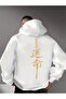 Men's Oversized Katana Printed Hooded Sweatshirt Comfortable & Stylish Design