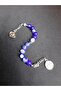Blue White Mix Agate Stone Zaza Prayer Beads
