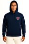 Hooded Turkish Navy Bröve Pocket Design Unisex Sweatshirt