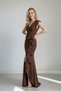 Double-Breasted Neckline Evening Dress Special Occasion Wedding Dress 01