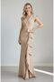 Double-Breasted Neckline Evening Dress Special Occasion Wedding Dress 01 - 2