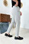 Men's Regular-Fit Premium Quality Old Money Fabric Trousers Light Grey - 3