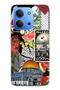 Redmi 15C Compatible Palestine Freedom Collage Printed Silicone Case