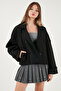 Regular Fit Double-Breasted Collar Buttoned Lined Jacket Coat Coat 6524955 - 5