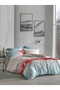 Luxury Silky Textured Satin Duvet Cover Set Double – 200X220 Cm, 82 Thread Count, with 4 Pillows