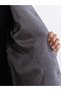 Mg Trend'En Lcw Waikiki Gray Crew Neck Scarf Women's Cashmere Coat - 3