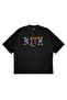 Unisex Oversized Kith Nanzuka Printed Boxy Fit Thick Fabric T-Shirt