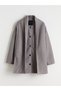 Mg Trend'En Lcw Waikiki Gray Crew Neck Scarf Women's Cashmere Coat - 6