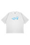 Unisex Oversized Kith Wave Printed Boxy Fit Thick Fabric T-Shirt