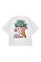 Unisex Oversize Kith Icecream Printed Boxy Fit Thick Fabric (240Gsm) T-Shirt - 2
