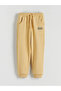 Yellow Elastic Waist Boys Jogger Sweatpants 2-Piece Set - 2