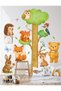 Watercolor Forest Friends XL Height Chart Wall Sticker – Children's Room Decor