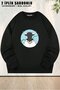 Unisex Bitcoin Altcoin Crypto Economy Printed Oversized Crew Neck Sweatshirt