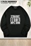 Unisex One Piece Straight Outta Printed Oversized Crew Neck Sweatshirt