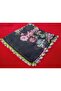 Cenk and Reyhan Exquisite Handcrafted Needlework Embroidery Writing/Needlework/Yemeni Handwork/Tulle Cloth/Head Covering - 6