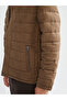 Slim Fit Stand Collar Suede Men's Coat - 4