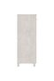 Shoe Cabinet HAMAR White 85x40x108 cm Solid Wood Pine - 2