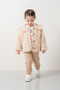 Baby Girl & Child Plush Coat Three-Piece Set - 2