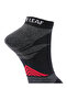 Ankle Socks Men's Sneaker Half-Terry 3 Pairs – Dark Gray, Blue, Black - 6