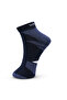 Ankle Socks Men's Sneaker Half-Terry 3 Pairs – Dark Gray, Blue, Black - 2